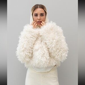 Faux fur Cream Jacket